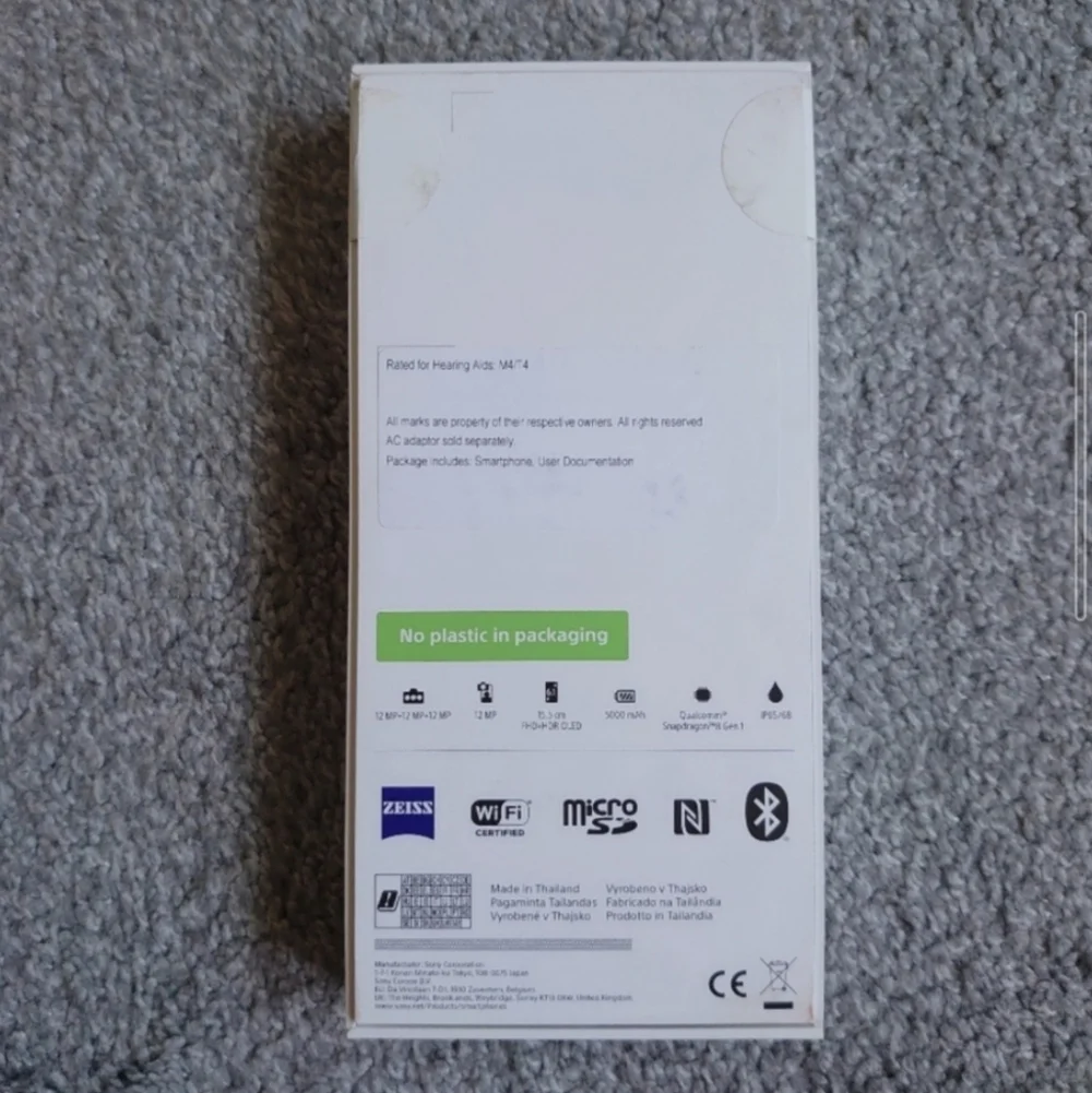 Sony Xperia 5 IV 5G 128GB (UNLOCKED) -Black US Version -SEALED NEVER OPENED